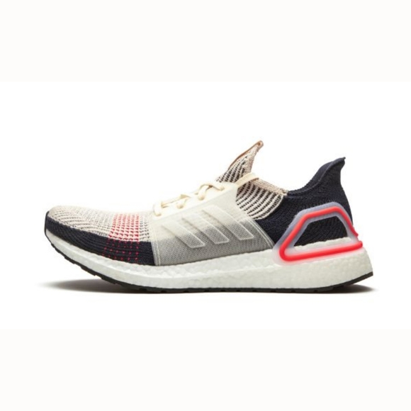 ADIDAS Ultraboost 19 Navy blue Chalk White Sneakers sz 11.5 Men's Shoes - Picture 2 of 10